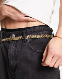 Faded Future Belly Chain Belt In