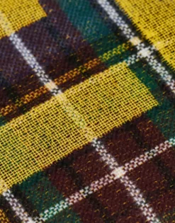 Fred Perry Oversized Branded Check Scarf In