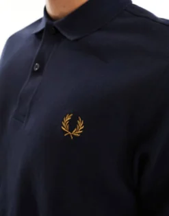 Fred Perry Plain Polo Shirt In