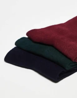 Gant 3 Pack Socks With Logo In Red