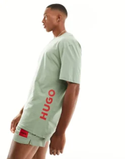 Hugo Beach Co-Ord In Pastel Green