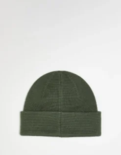 Hunter Beanie With Tab Logo In