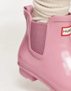 Hunter Original Chelsea Gloss Boots In