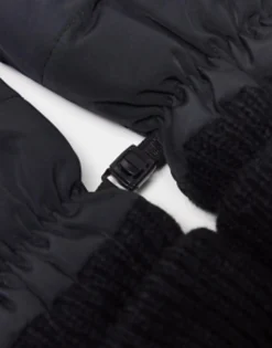 Hunter Quilted Logo Mitten Gloves In