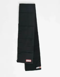 Hunter Quilted Zip Front Scarf With Pockets In