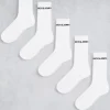 Jack & Jones 5 Pack Logo Sports Socks In