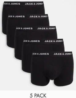 Jack & Jones 5 Pack Trunks In
