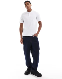 Jack & Jones Essentials Slim Fit Pique Logo Polo In