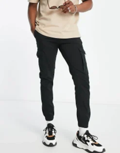 Jack & Jones Intelligence Cuffed Cargo Trouser In