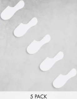 Jack & Jones Invisible Socks 5 Pack In