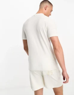 Jack & Jones Premium Pique Polo In White