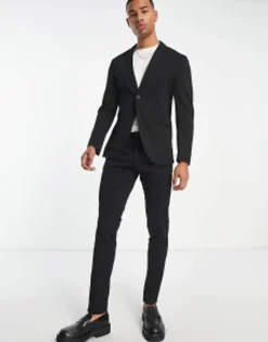 Jack & Jones Premium Slim Jersey Suit Jacket & Trouser In