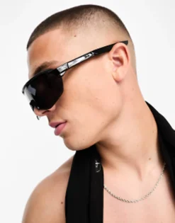 Jack & Jones Retro Sporty Sunglasses In