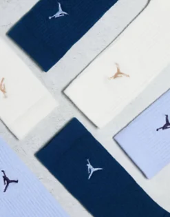 Jordan Everyday Cushion 3 Pack Crew Socks In
