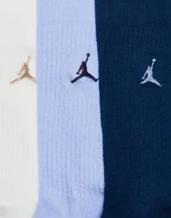 Jordan Everyday Cushion 3 Pack Crew Socks In