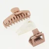 Kitsch Assorted Claw Clip 3Pc - Oversized Claw