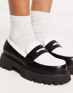 Koi Birch Monochrome Chunky Loafers