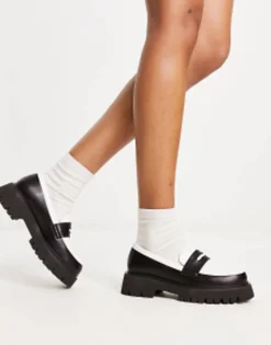 Koi Birch Monochrome Chunky Loafers
