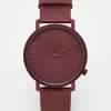 Komono Lewis Mono Watch In Burgundy