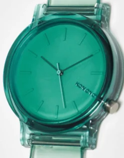 Komono Mono Clear Watch In Aqua