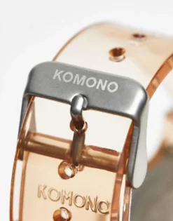 Komono Mono Clear Watch In Blossom