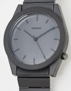 Komono Ray Solid Watch In Grey