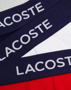 Lacoste Essentials 3 Pack Trunks In