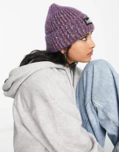 Levi'S Chunky Beanie In Purple