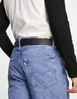 Levi'S New Duncan Leather Belt In