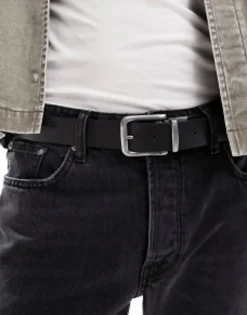 Levi'S Reversible Leather Belt In Black/Tan
