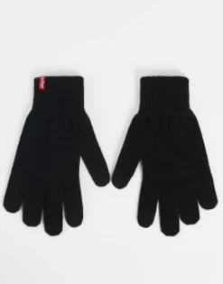 Levi'S Touch Screen Gloves In With Red Tab