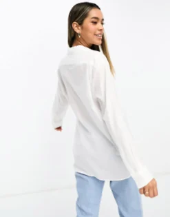 Mango Oversized Shirt In