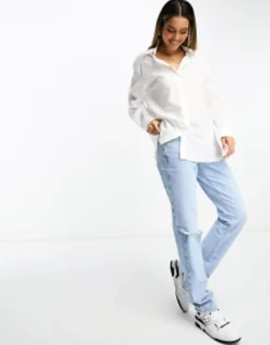 Mango Oversized Shirt In