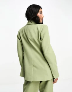 Miss Selfridge Oversized Double Breasted Blazer In