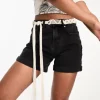 Monki Classic Cotton Macrame Rope Belt In