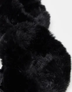My Accessories London Curve Halloween Elbow Length Gloves In With Faux Fur