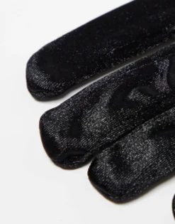 My Accessories London Curve Halloween Elbow Length Gloves In With Faux Fur