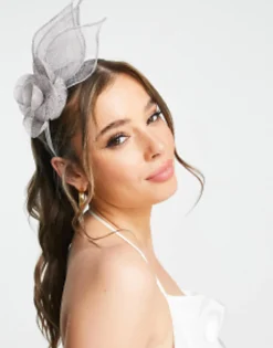 My Accessories London Floral Fascinator Headband In