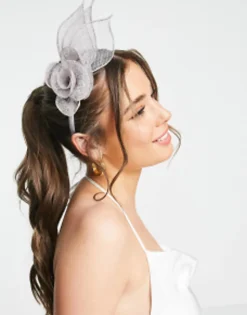 My Accessories London Floral Fascinator Headband In