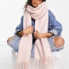 My Accessories London Super Soft Blanket Scarf In Light
