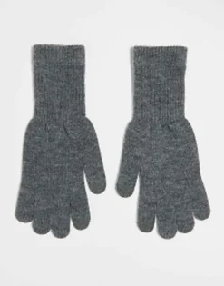 My Accessories London Touch Screen Knitted Gloves In