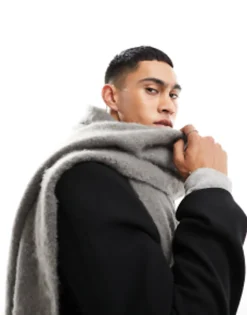 My Accessories Man Blanket Scarf In