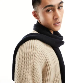 My Accessories Man Skinny Scarf In