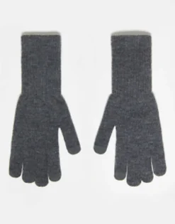 My Accessories Man Touch Screen Knitted Gloves In