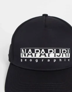 Napapijri Box Logo Cotton Cap In