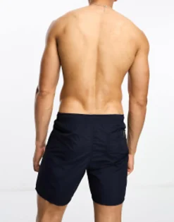 Napapijri Box Logo Woven Swim Shorts In