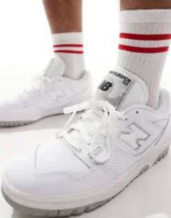 New Balance 550 Trainers In And Grey