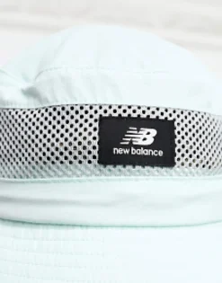 New Balance Bucket Hat With Logo In Mint