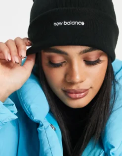 New Balance Linear Logo Beanie In