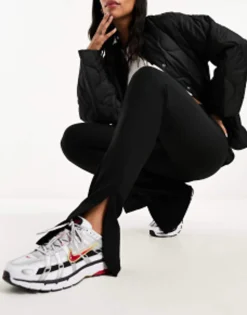 New Look Split Hem Leggings In